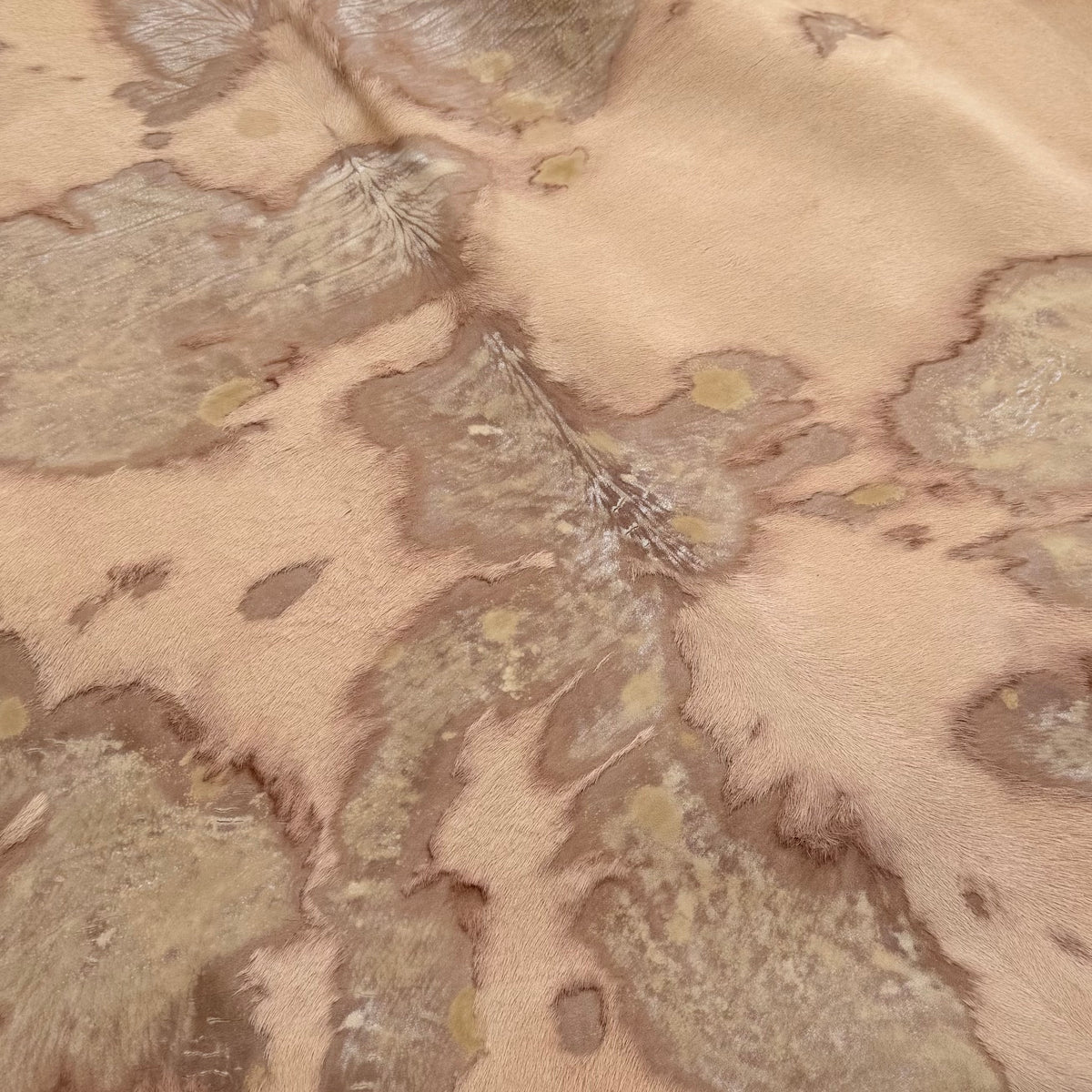 Rust Hair-on Acid-Wash Baby Calf