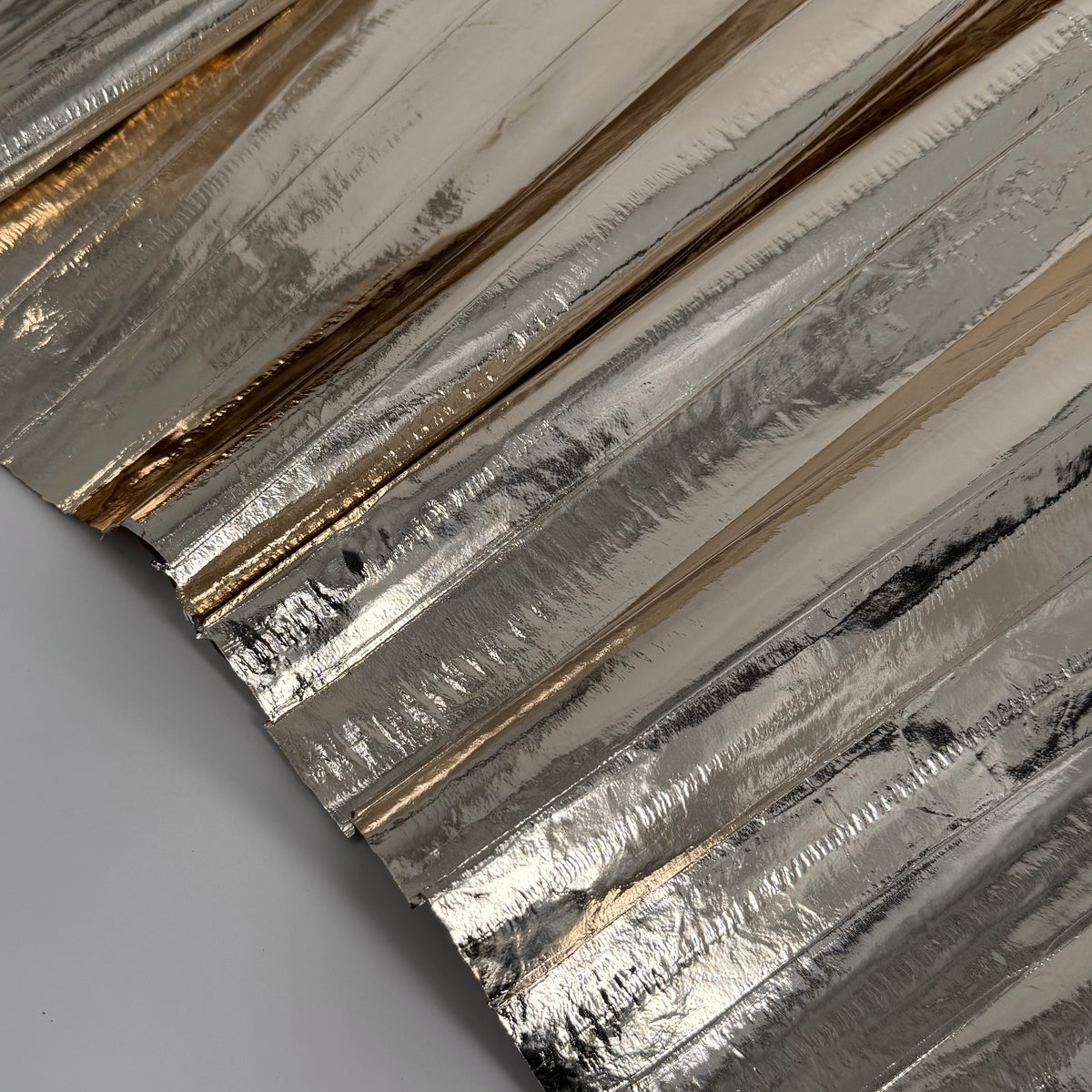 Champagne Gold Metallic Eel Skin | SALE | 50% OFF