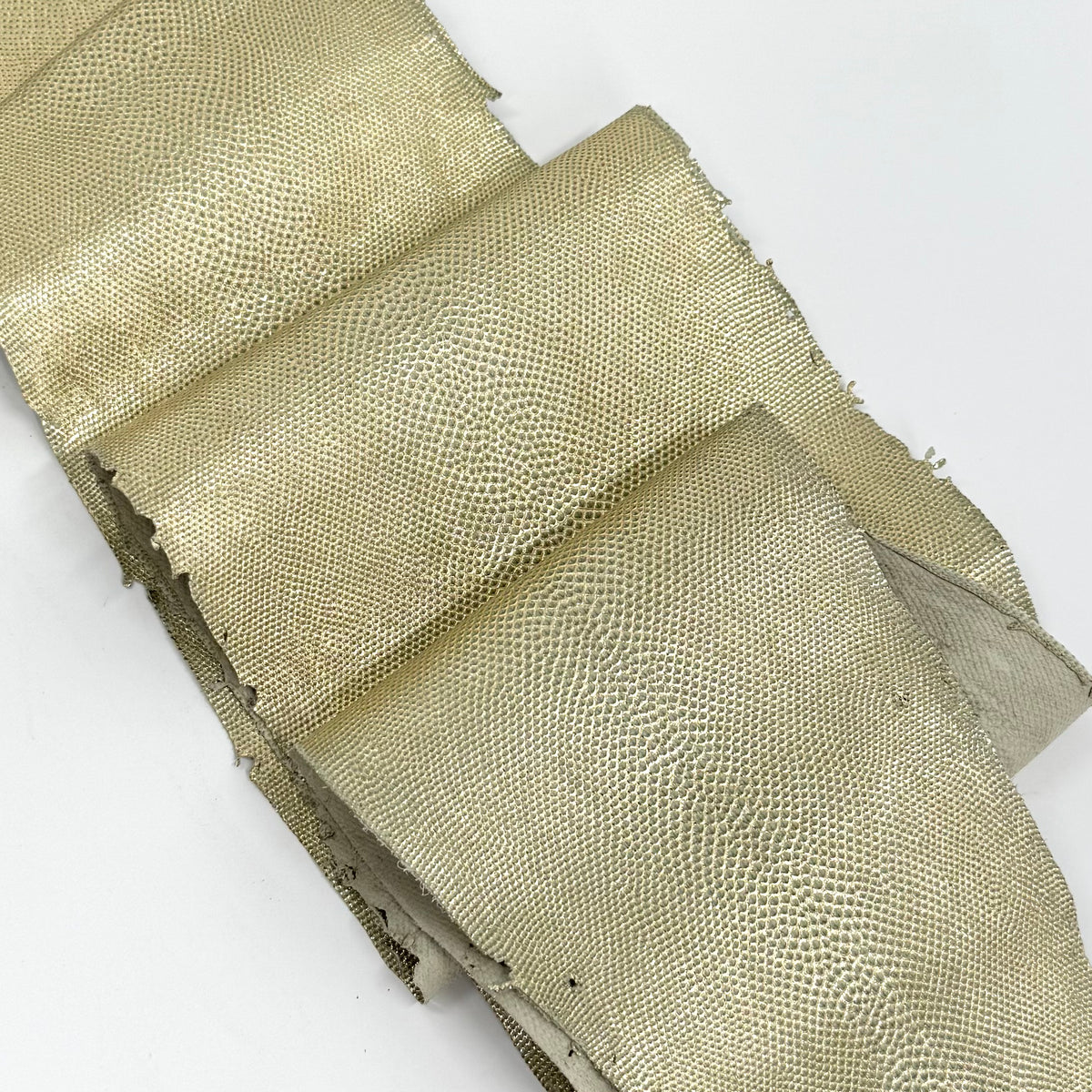 Genuine Metallic Karung Snake Skin | FINAL SALE