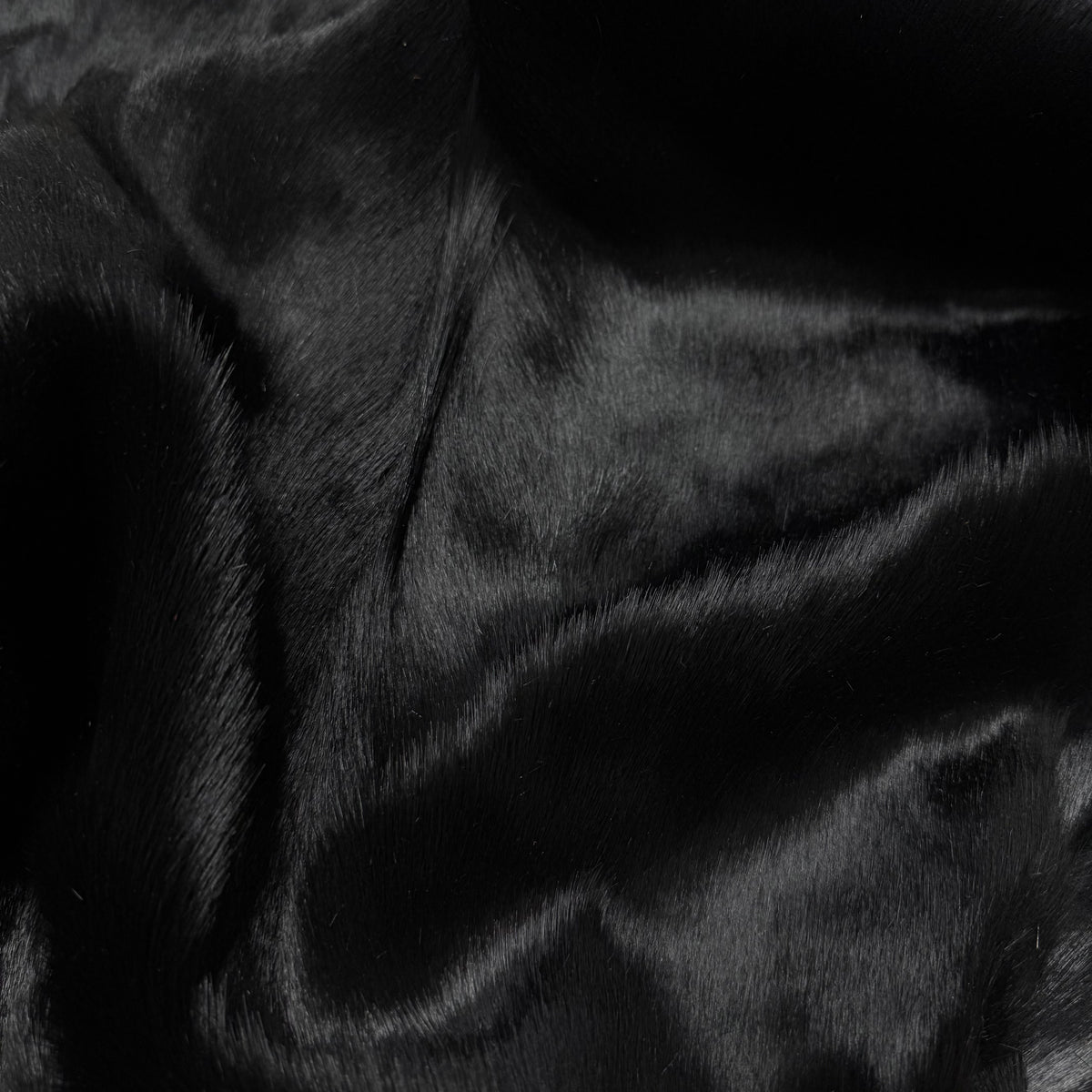 Dyed Black Springbuck Hide | District Leathers