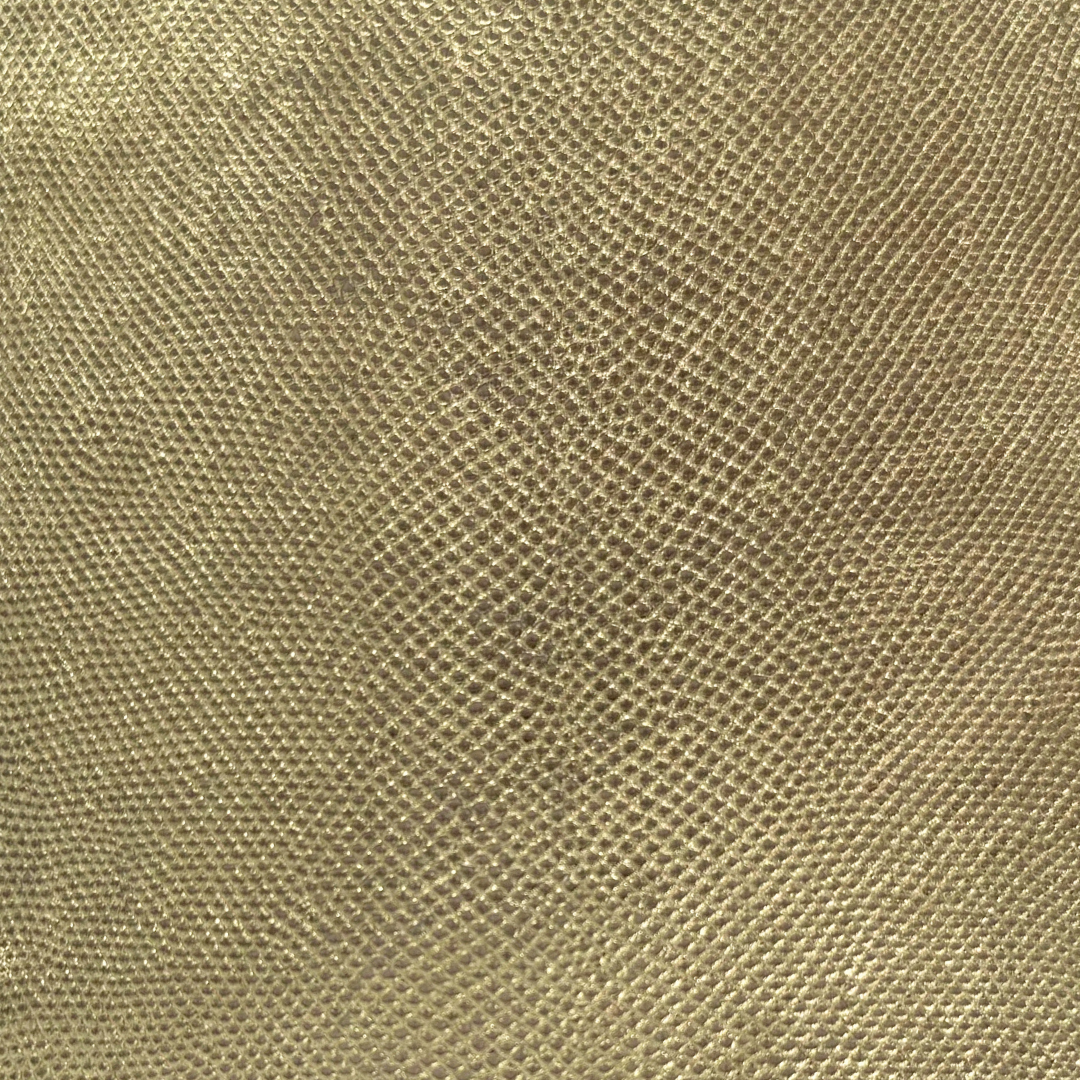 Genuine Metallic Karung Snake Skin  | Champagne