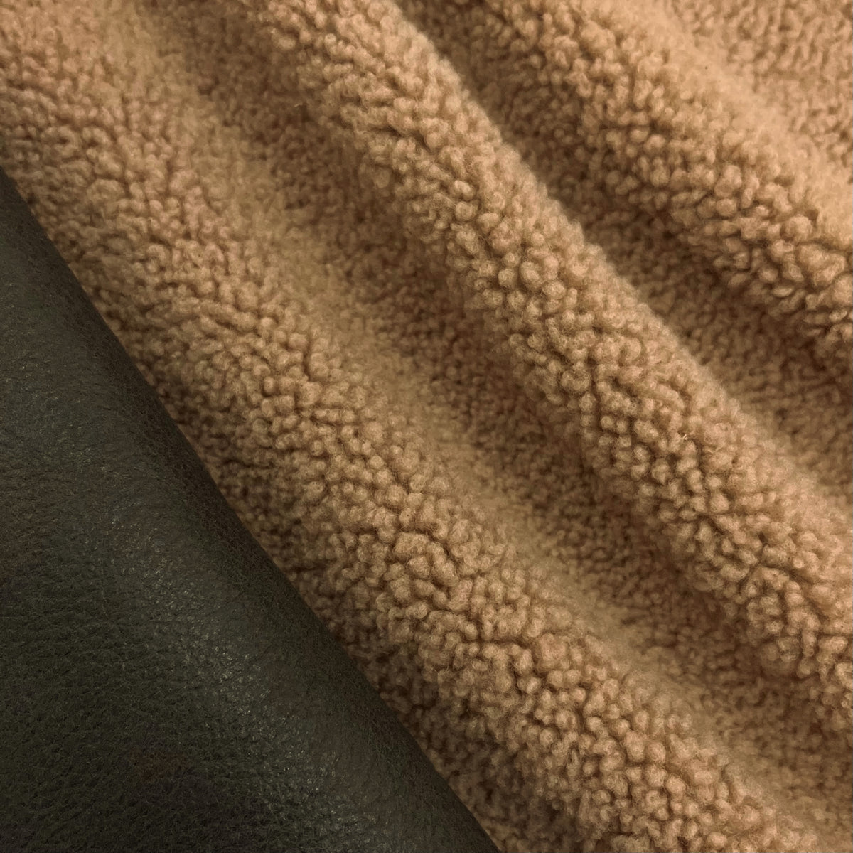 Sports Shearling with Matte Leather Back | Ships in 2 weeks