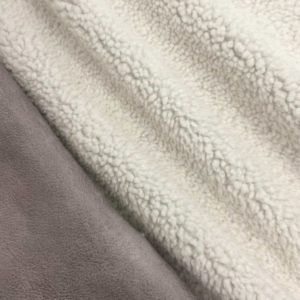 Sports Shearling with Matte Leather Back | Ships in 2 weeks