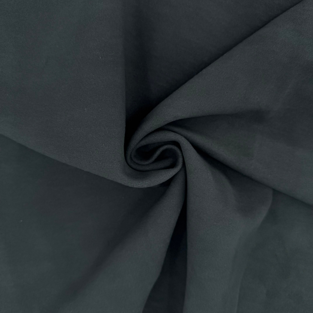 Slate Blue stretch lamb suede hide for leggings, jackets, and fitted apparel.