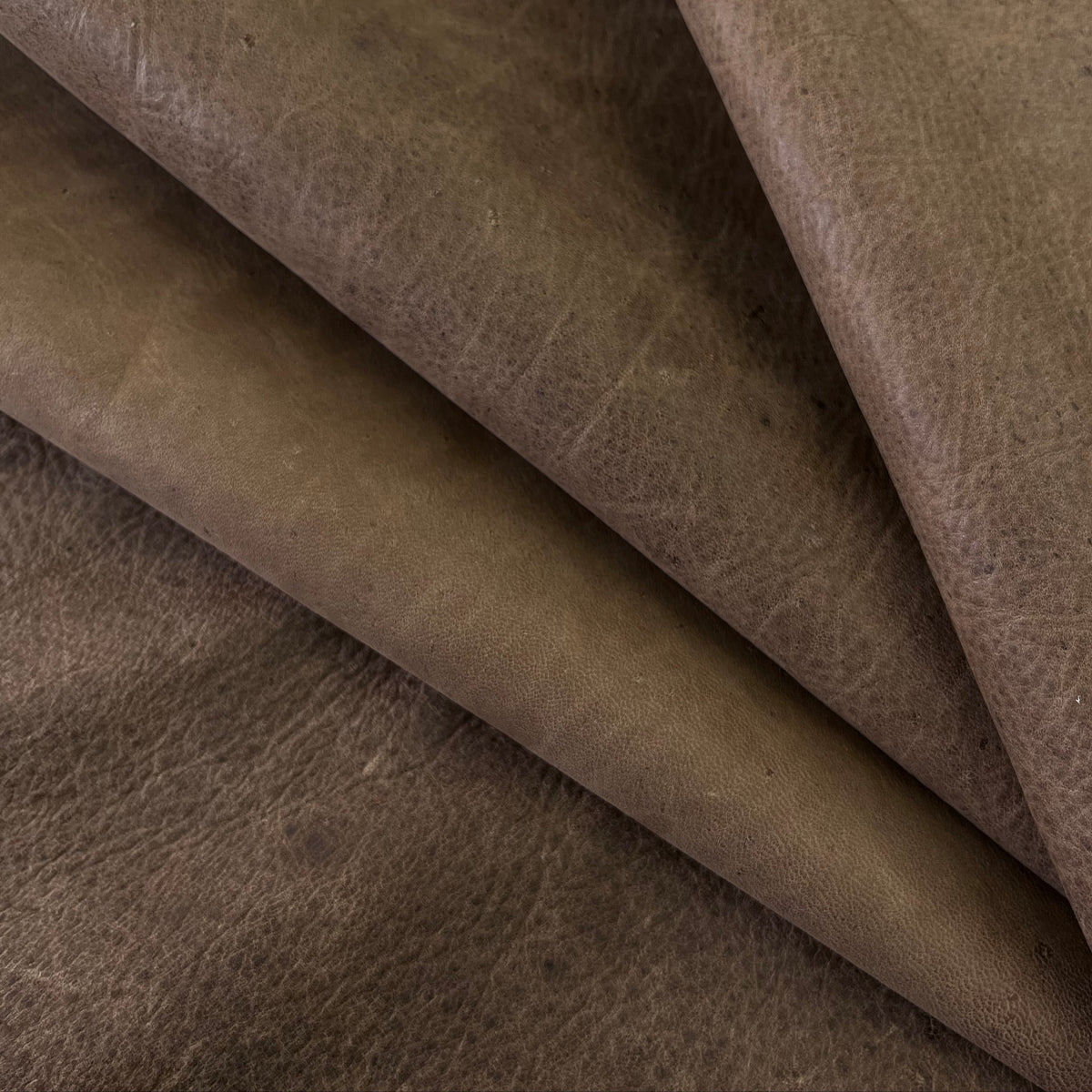 Wild Thing Nubuck Horse Leather in Beige – light natural tone perfect for showcasing patina and age, from District Leathers.