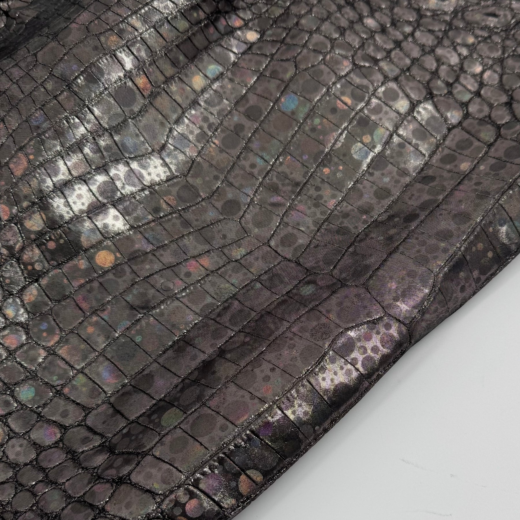 Italian Bubble Holographic Foiled Alligator - Only 1 Available