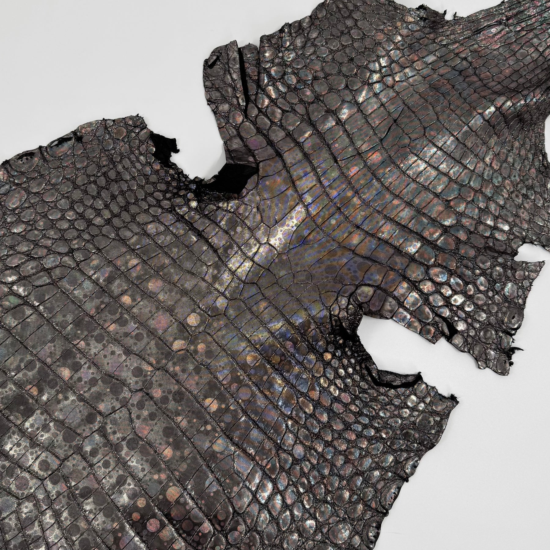 Italian Bubble Holographic Foiled Alligator - Only 1 Available