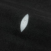 Stingray/Shagreen Genuine Skin | Black | 11" Wide