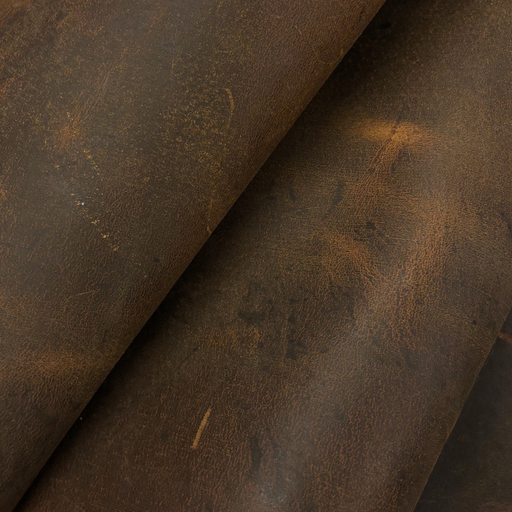 Waxy Distressed Boar Leather Hide | Made in America