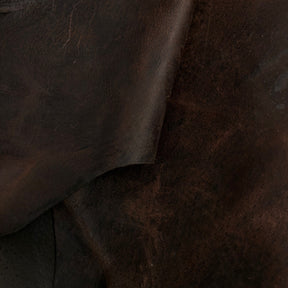 Waxy Distressed Boar Leather Hide | Made in America