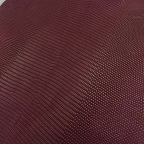 Lizard Skin | Burgundy Matte (Back Cut)