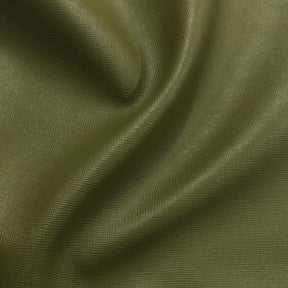 Vegan Saffiano Textured Cactus Leather | Olive | 55" Wide