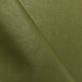 Vegan Saffiano Textured Cactus Leather | Olive | 55" Wide