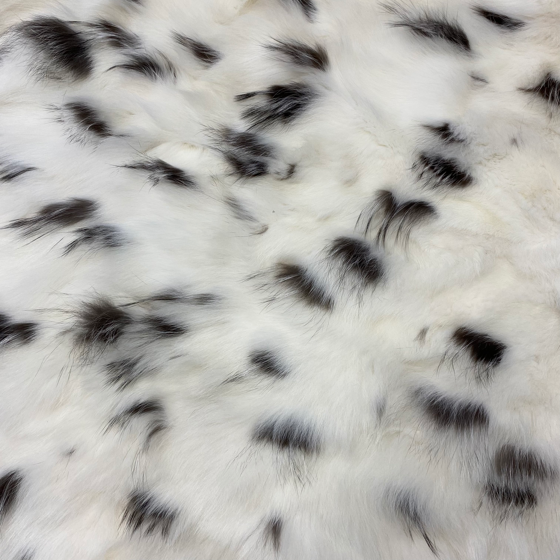 Genuine Fox Fur Plate | Frost (Large Spots)