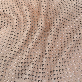 Eyelet Perforated Lamb | Light Blush