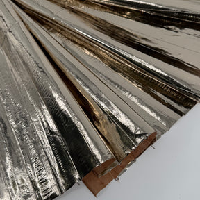 Champagne Gold Metallic Eel Skin | SALE | 50% OFF