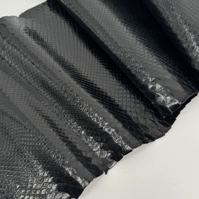 Glazed Black Python Back Cut | SALE