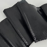 Glazed Black Python Back Cut | SALE