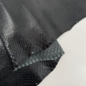 Glazed Black Python Back Cut | SALE