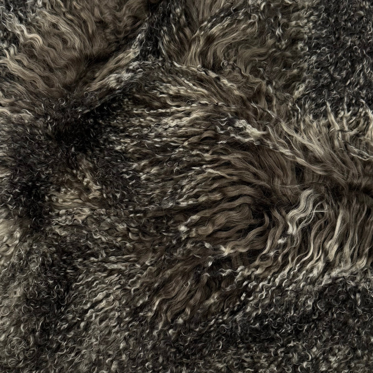 Mongolian Curly Lamb Plate in Midnight Jungle | Ships June 1