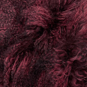 Mongolian Curly Lamb Plate in Raspberry Nights | Limited Stock