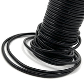 Black Leather Cord | 1mm to 6mm | Ships in 3 weeks