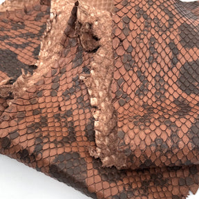 Pumpkin Brown Python Cut #6A - Only 1 Available! | SALE
