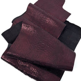 Metallic Burgundy Python Cut #5A - Only 1 Available! | SALE