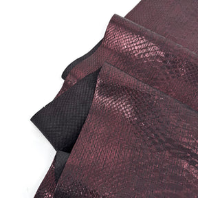 Metallic Burgundy Python Cut #5A - Only 1 Available! | SALE