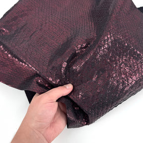 Metallic Burgundy Python Cut #5A - Only 1 Available! | SALE