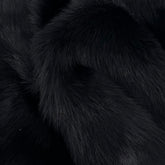 Black Toscana Shearling Long Hair Hide