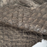 Stone Grey Pirarucu Fish Leather