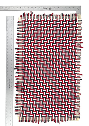 Tricolor Woven Panel (16" by 28") only 4 Available| SALE