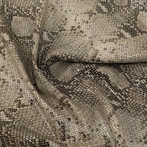 French Python Stretch Lamb Leather
