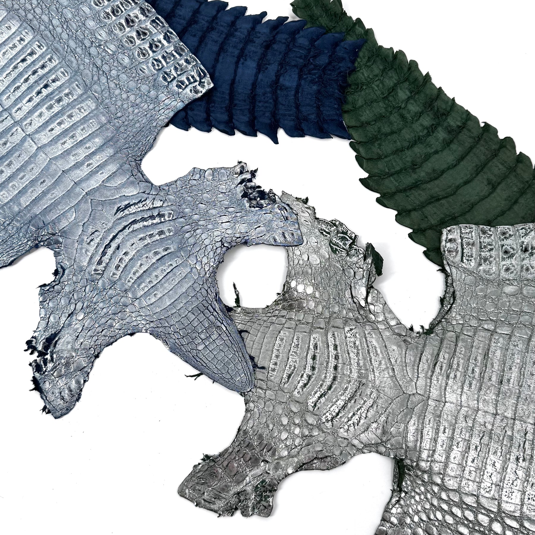 Metallic Caiman Crocodile - only 5 per color | Sale