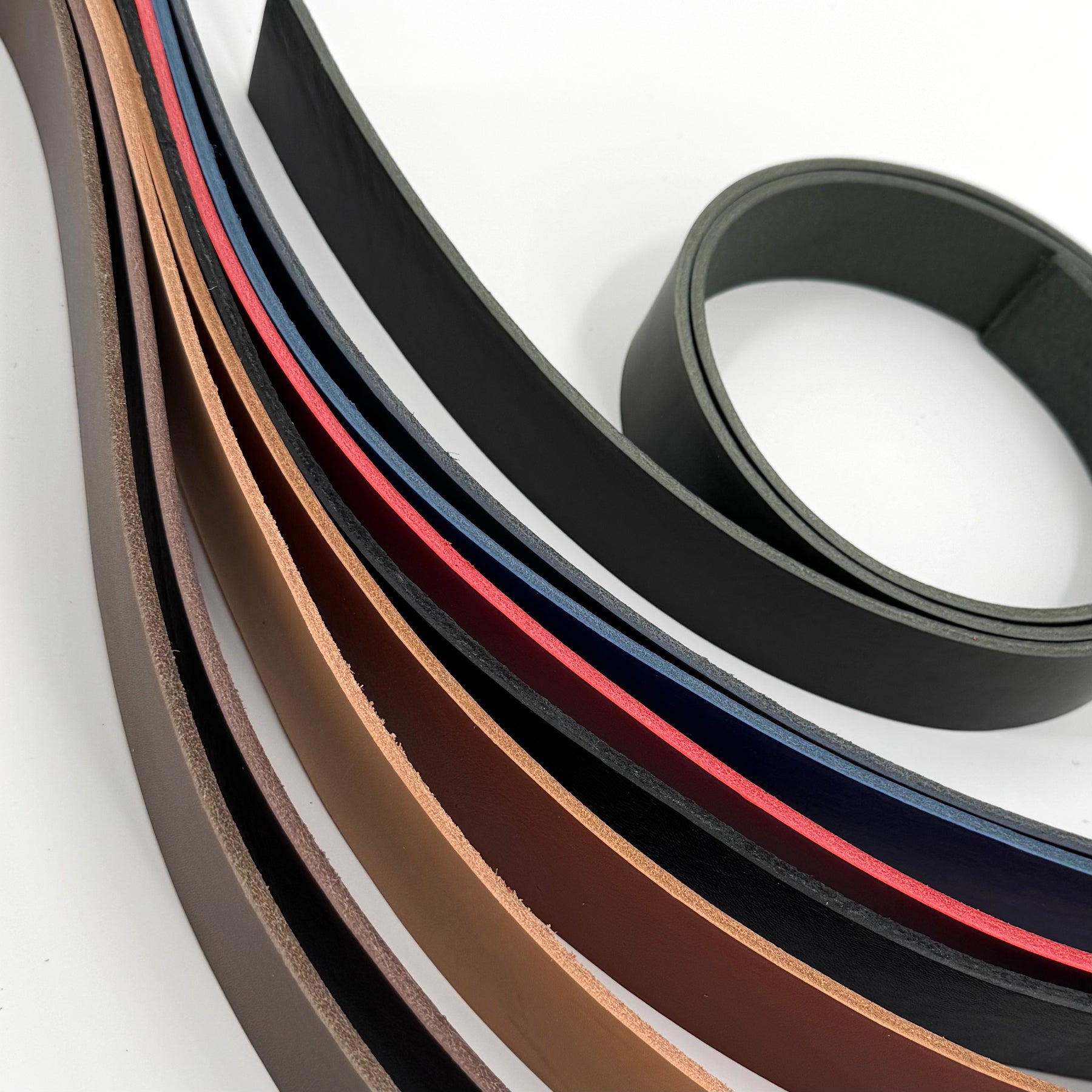 Veg-Tan Cow Shoulder Strips | Ideal for Belts/Harnesses/Straps