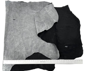 Grey Distressed Snow Top Buffalo Calf