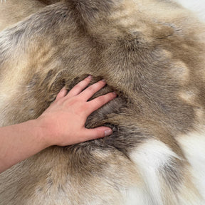 Hair-On Natural Reindeer Hide