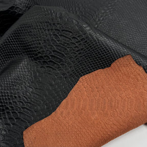 Acetone Rub-Off Python Embossed Lamb