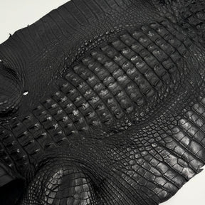 Exclusive Hornback Alligator in Black (56 cm) - Only 1 Available!