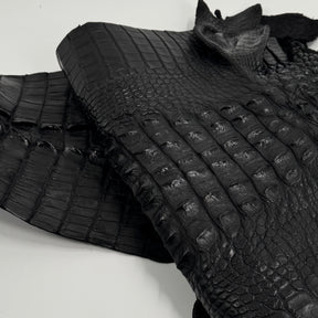 Exclusive Hornback Alligator in Black (56 cm) - Only 1 Available!