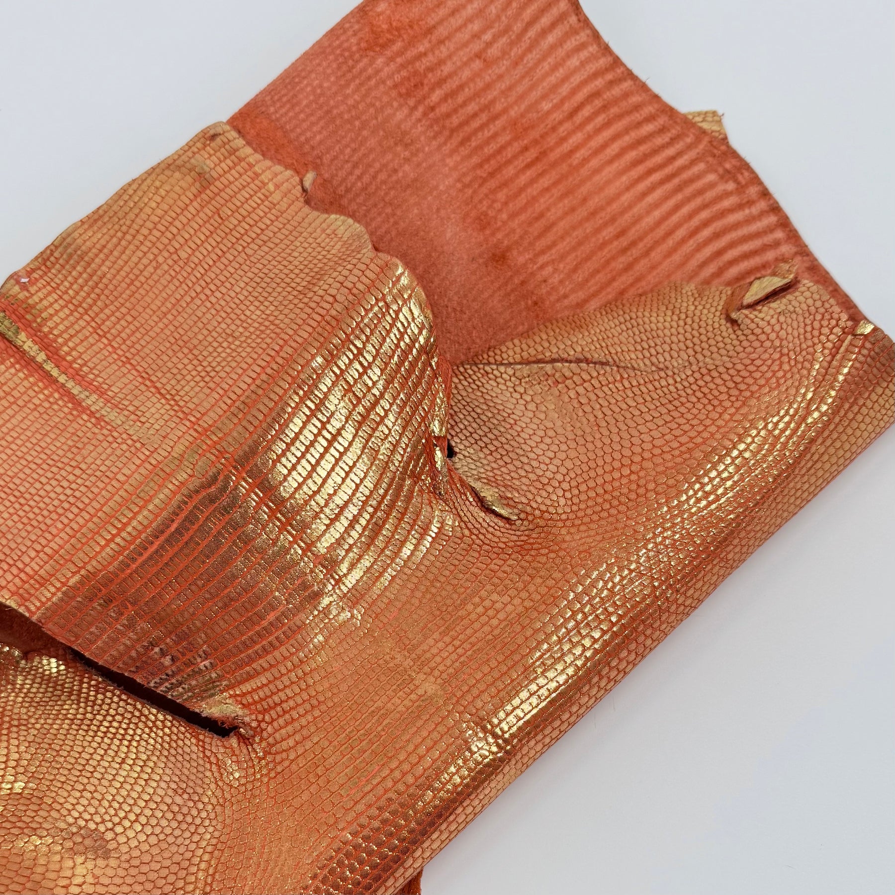 Golden Rust Foil Lizard - only 1 available | SALE