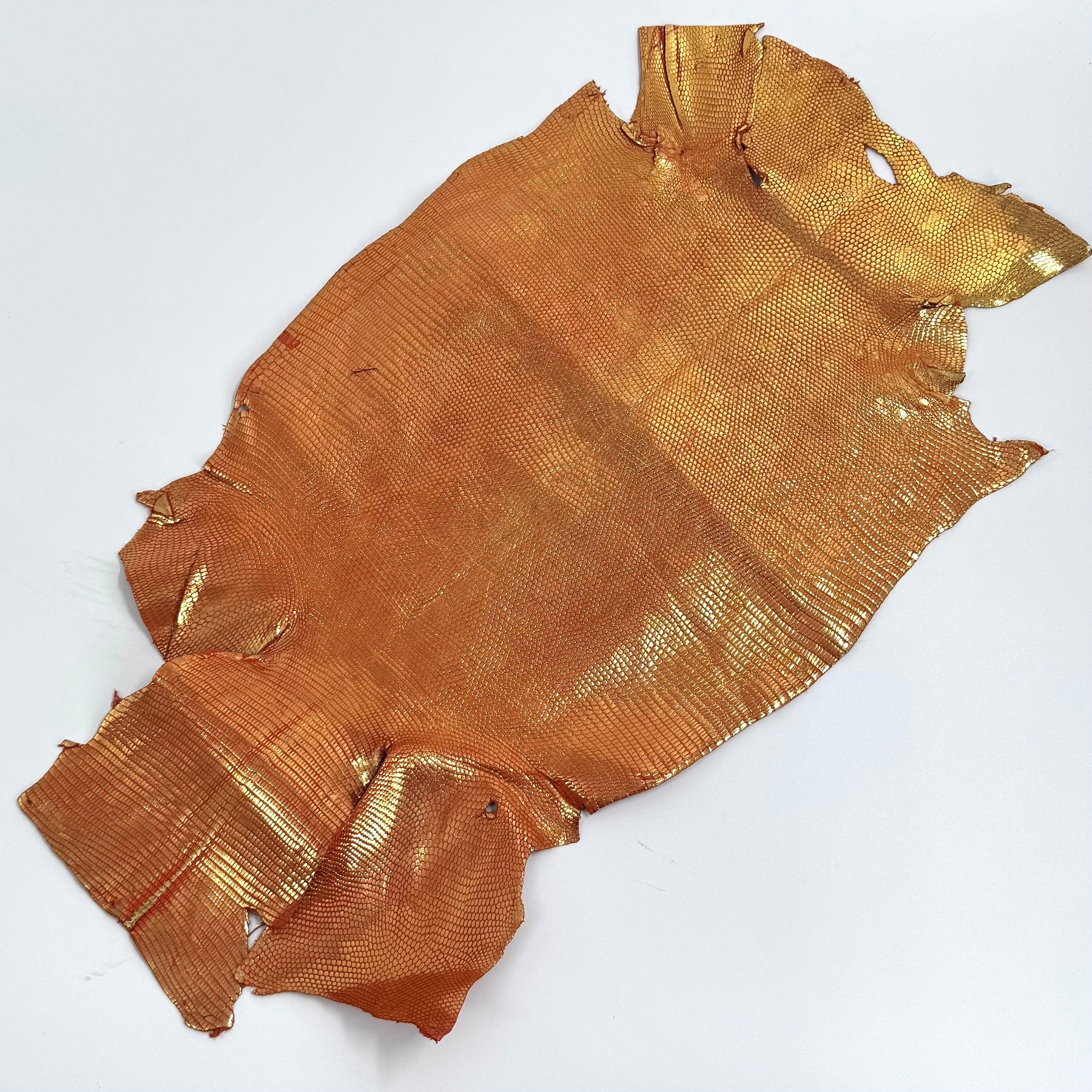 Golden Rust Foil Lizard - only 1 available | SALE