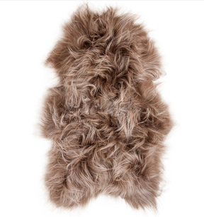 Longhair Sheep Shearling Throw