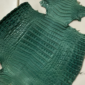 Caiman Crocodile | Green Metallic