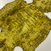 Caiman Crocodile | Yellow Glaze