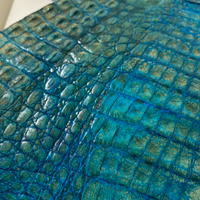 Caiman Crocodile | Blue Green Glaze