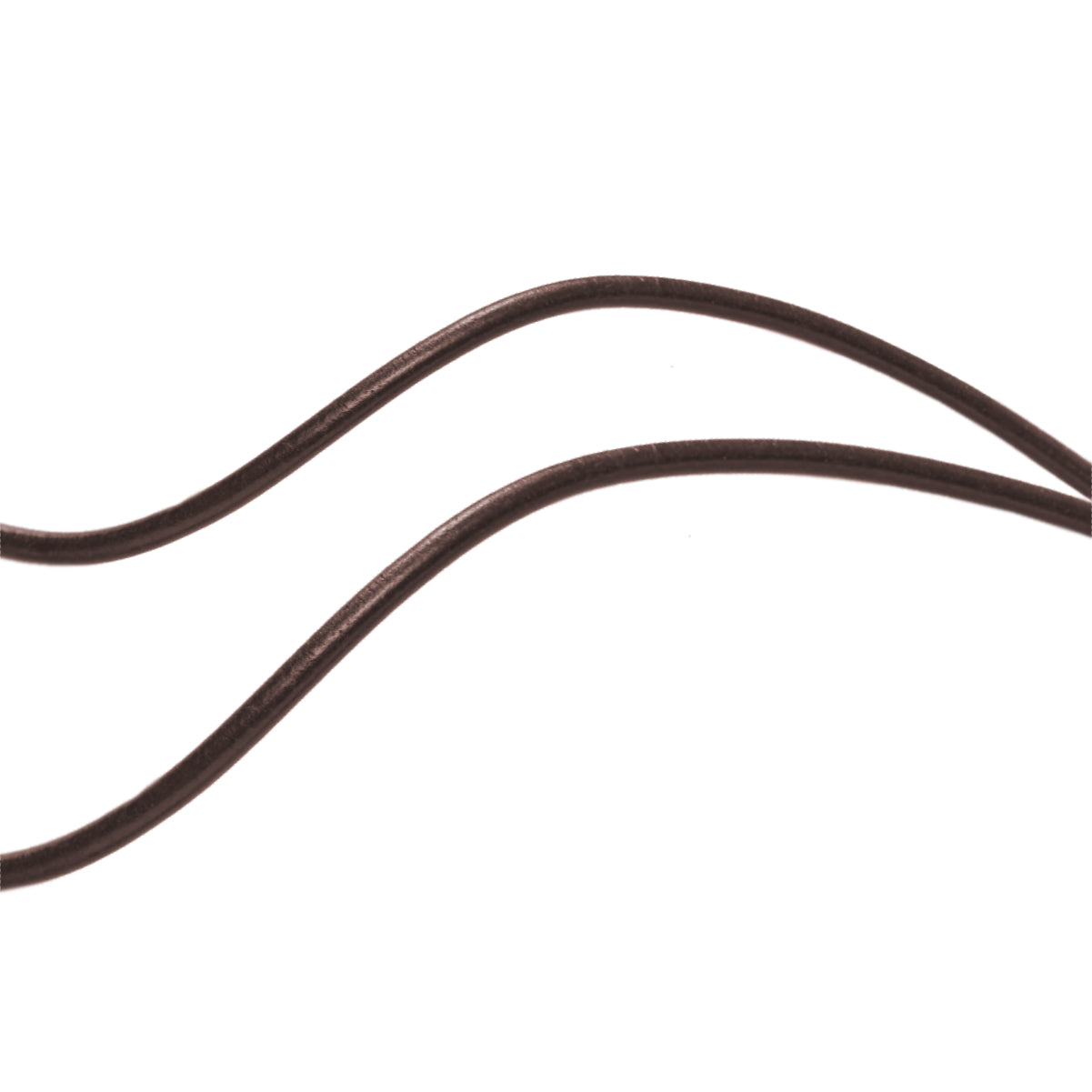 Dark Brown Leather Cord | 1 yard