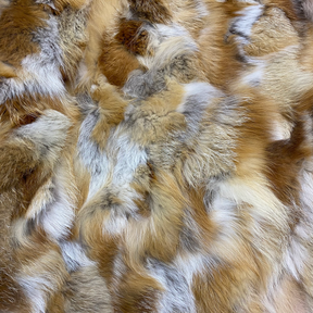 Genuine Fox Fur Plate | Brown