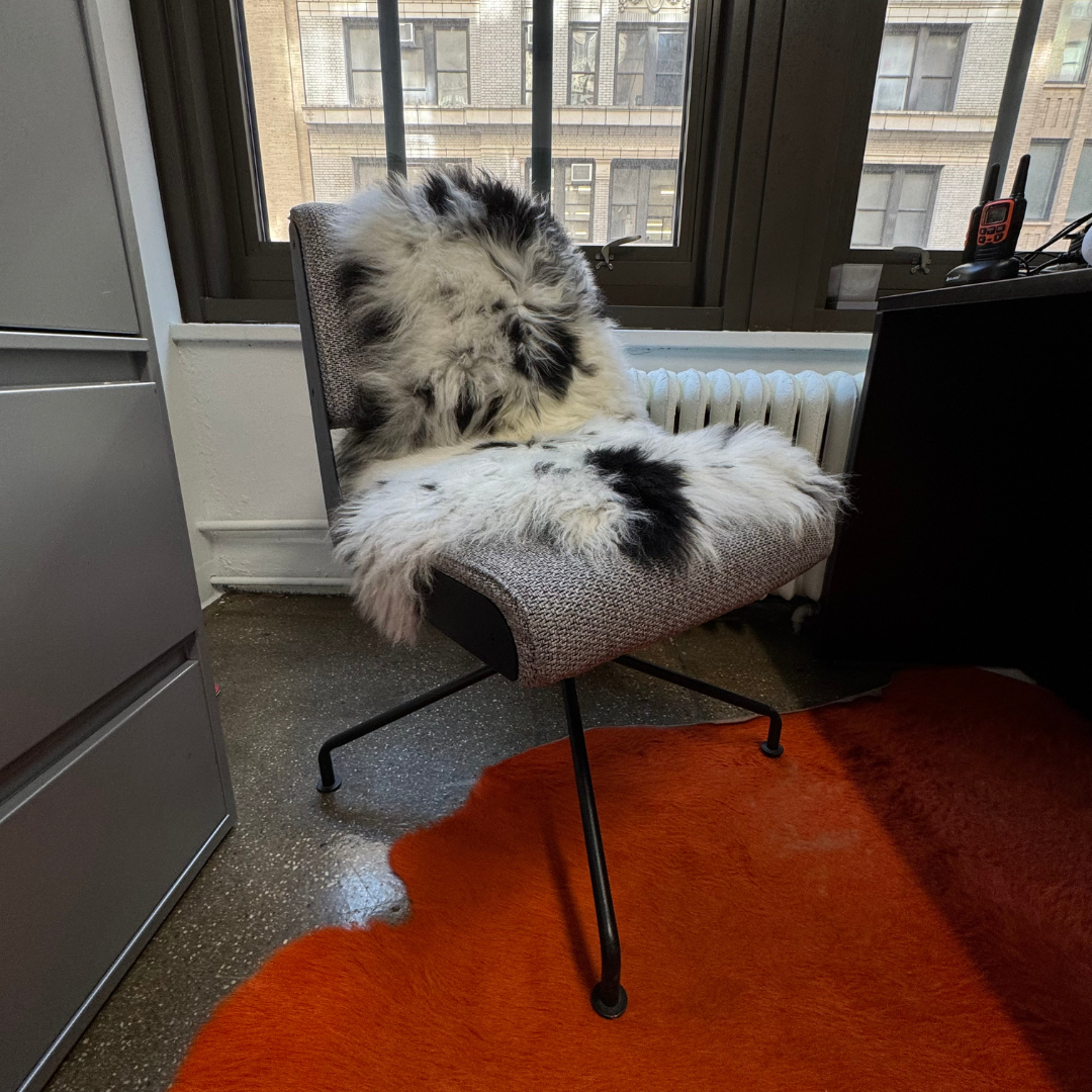 Himalayan Long Hair Lambskin | Naturally Spotted